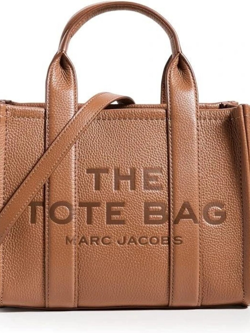 Marc Jacobs The Leather Small Tote bag in Brown